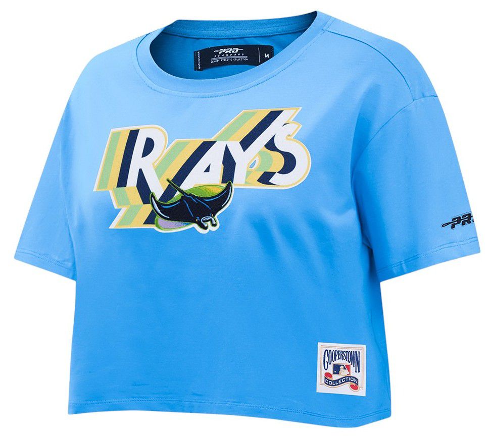 Pro Standard Women's Tampa Bay Rays Blue Retro Boxy T-Shirt product image