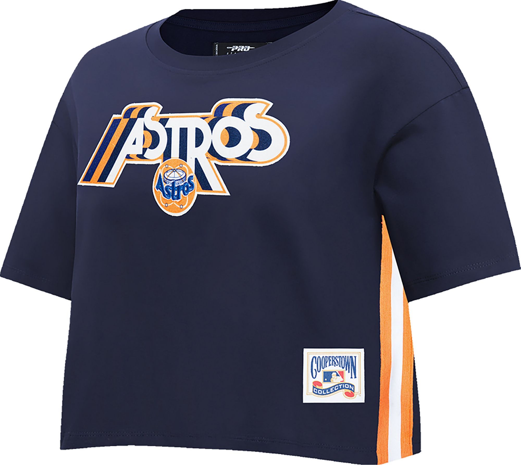 Pro Standard Women's Houston Astros Navy Retro Boxy T-Shirt product image