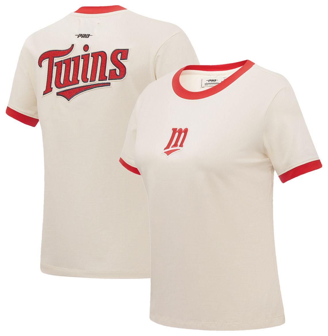 Pro Standard Women's Minnesota Twins Cream Slim T-Shirt product image