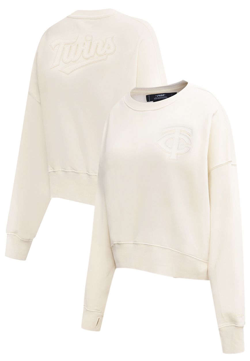Pro Standard Women's Minnesota Twins Cream Classic Crewneck Sweatshirt product image