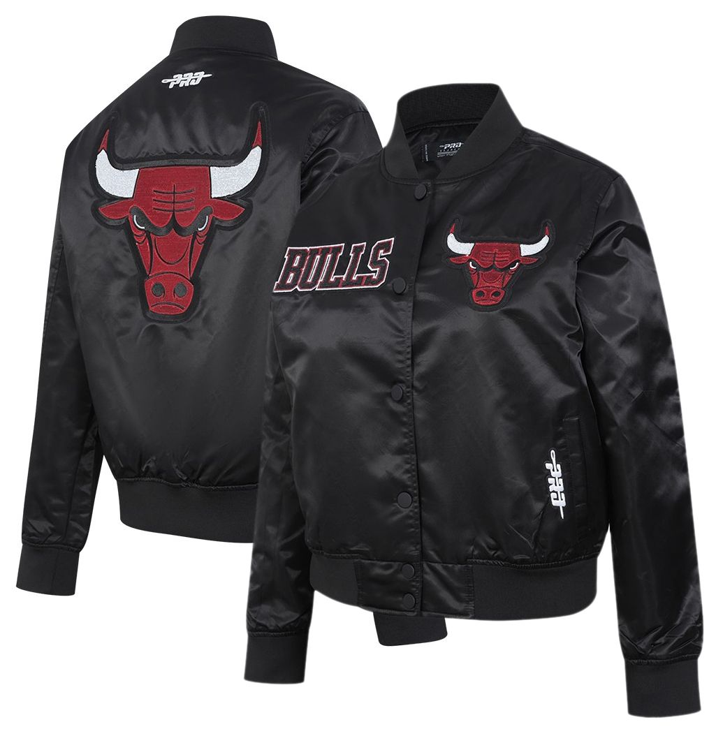 Pro Standard Women's Chicago Bulls Black Game Day Classics Satin Jacket product image