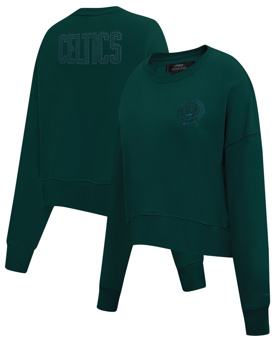 Pro Standard Women's Boston Celtics Green Fleece Crewneck Sweatshirt product image