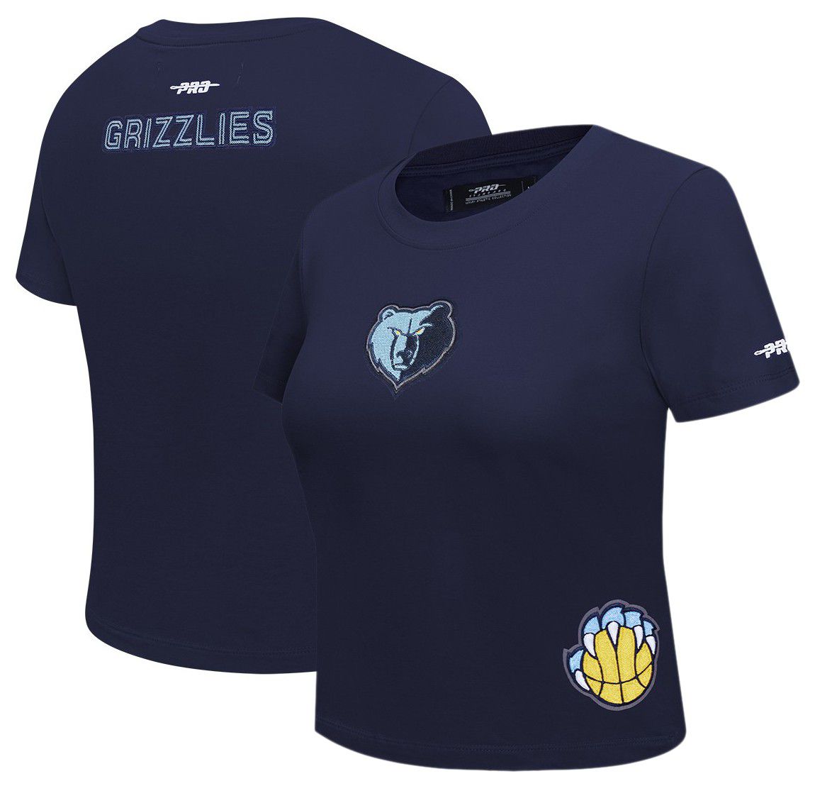 Pro Standard Women's Memphis Grizzlies Navy Game Day Classics Baby Doll T-Shirt product image