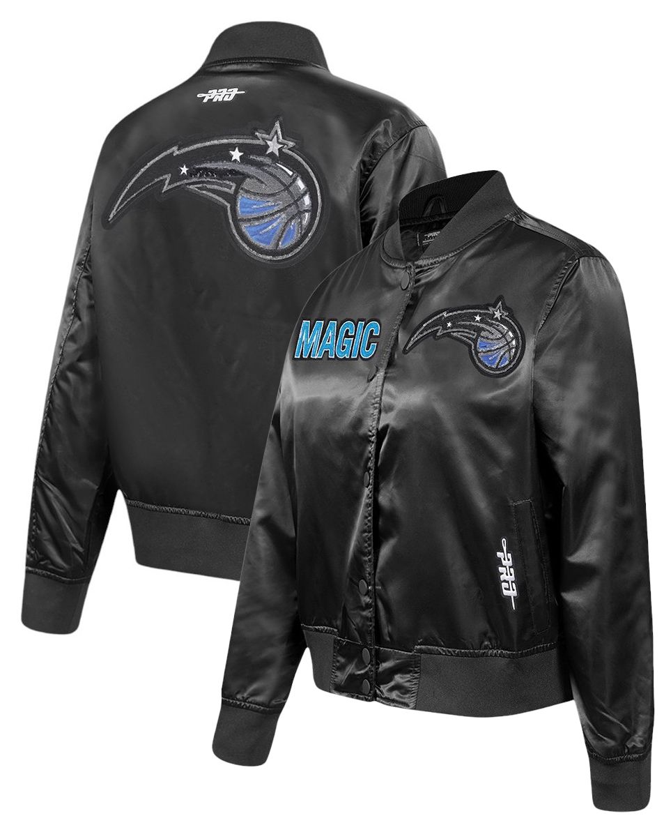Pro Standard Women's Orlando Magic Black Game Day Classics Satin Jacket product image