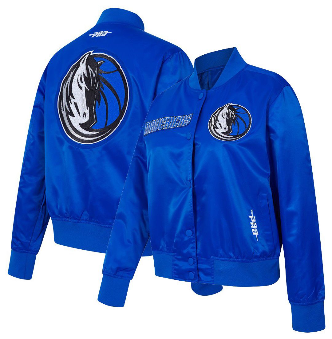 Pro Standard Women's Dallas Mavericks Blue Game Day Classics Satin Jacket product image