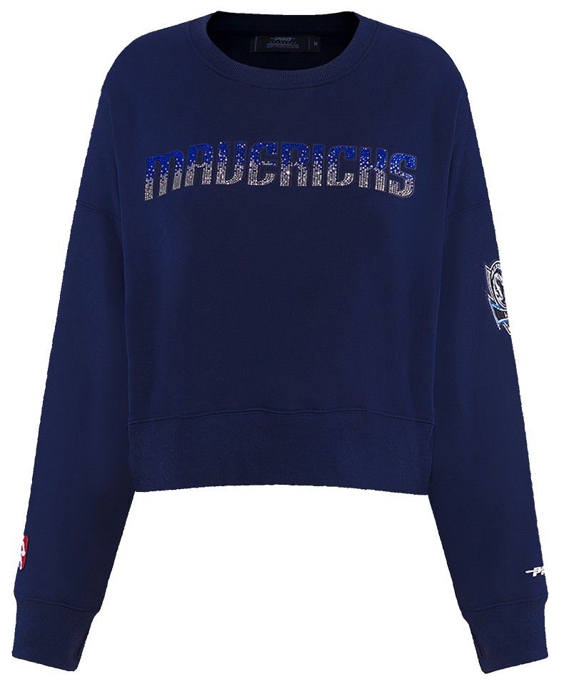 Pro Standard Women's Dallas Mavericks Jewel Fleece Crewneck Sweatshirt product image