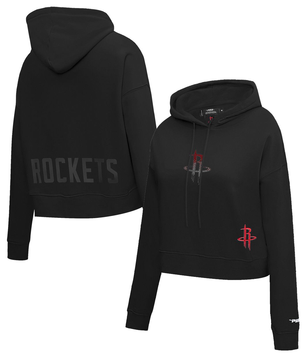Pro Standard Women's Houston Rockets Jewel Cropped Pullover Hoodie product image