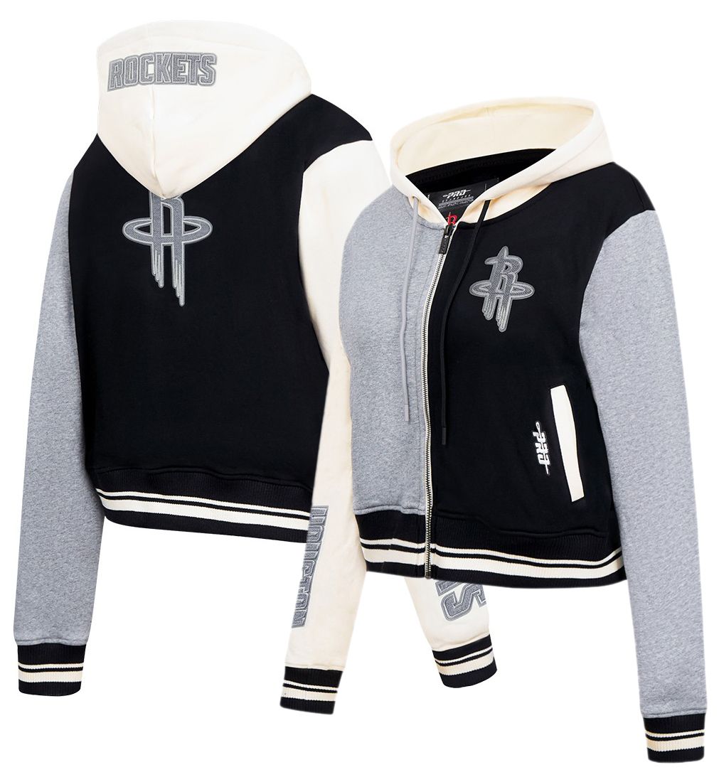 Pro Standard Women's Houston Rockets Black Reverse French Terry Pullover Hoodie product image