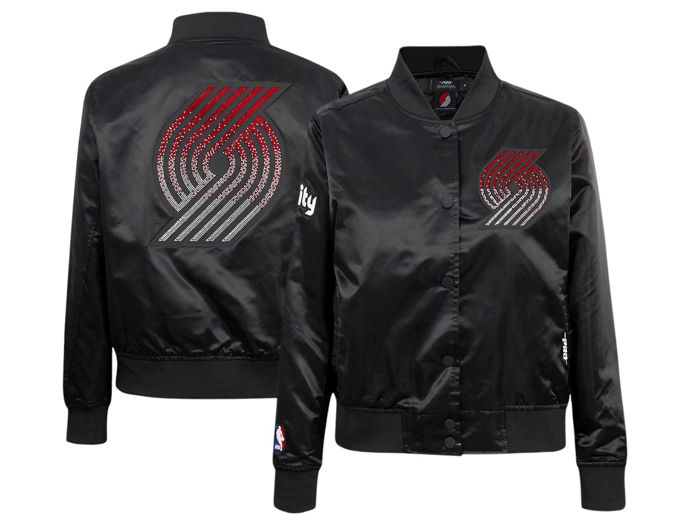 Trail blazers bomber jacket clearance