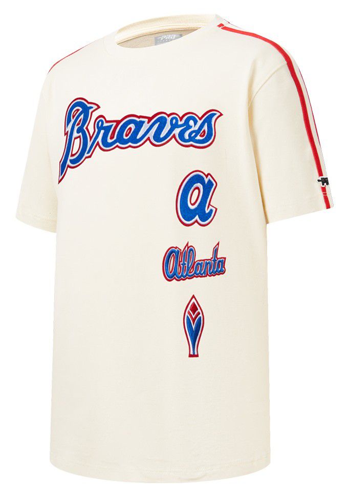 Pro Standard Youth Atlanta Braves Cream Classic Retro T-Shirt product image