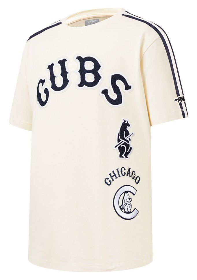 Pro Standard Youth Chicago Cubs Cream Classic Retro T-Shirt product image