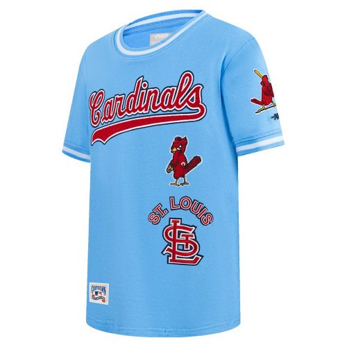 Pro Standard Boys' St. Louis Cardinals Blue Classic Retro T-Shirt