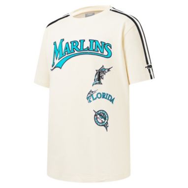 sorry, Pro Standard Youth Miami Marlins Cream Classic Retro T-Shirt is currently out of stock