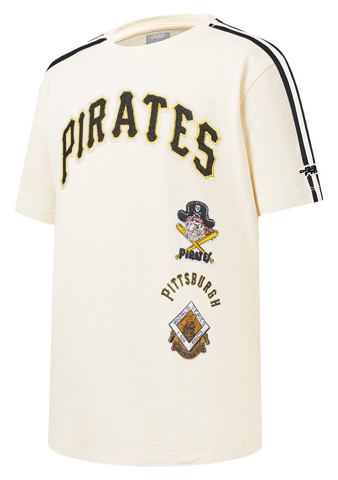 Pro Standard Youth Pittsburgh Pirates Cream Classic Retro T-Shirt product image