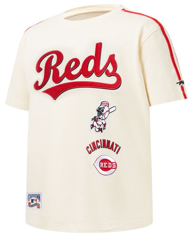 Pro Standard Youth Cincinnati Reds Cream Classic Retro T-Shirt product image