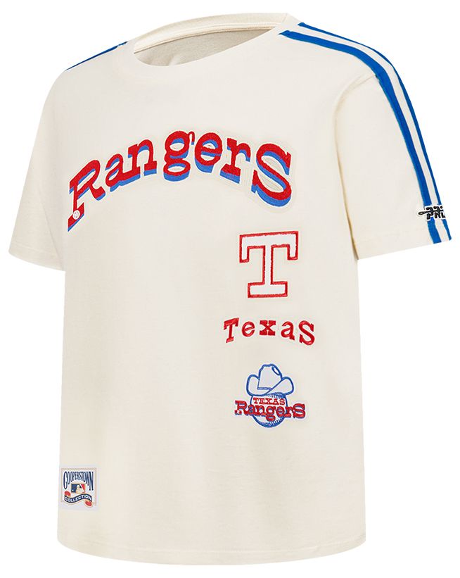 Pro Standard Youth Texas Rangers Cream Classic Retro T-Shirt product image