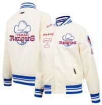 Pro Standard Youth Texas Rangers Cream Classic Satin Jacket | Dick's ...