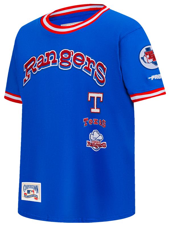 Pro Standard Youth Texas Rangers Royal Classic Retro T-Shirt product image
