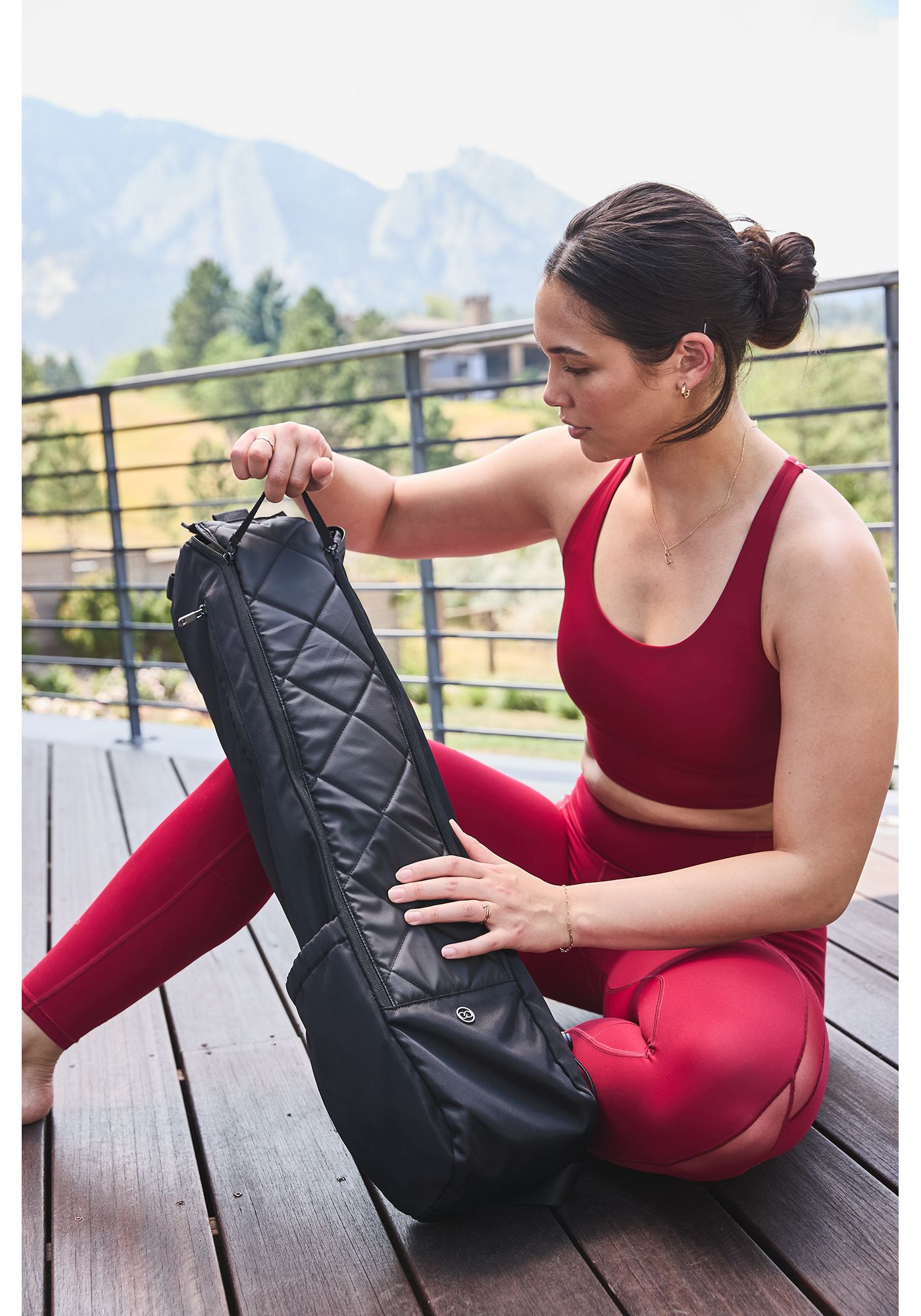 Large yoga mat bag online