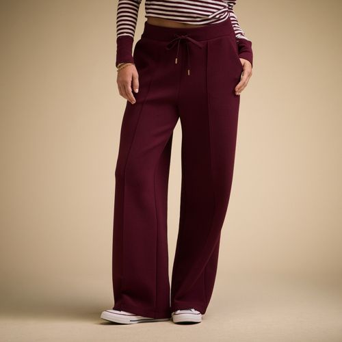 CALIA Women's Soft Scuba Wide Leg Pant