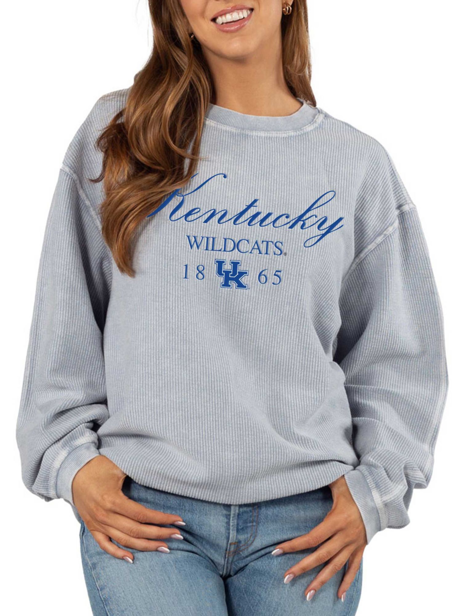 chicka-d Women's Kentucky Wildcats Light Blue Resort Corded