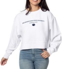 chicka-d Women's Penn State Nittany Lions White Corded Crew