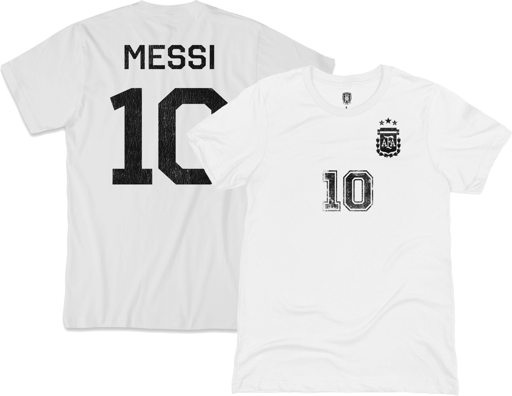 1863 FC Adult Argentina Lionel Messi #10 White T-Shirt product image