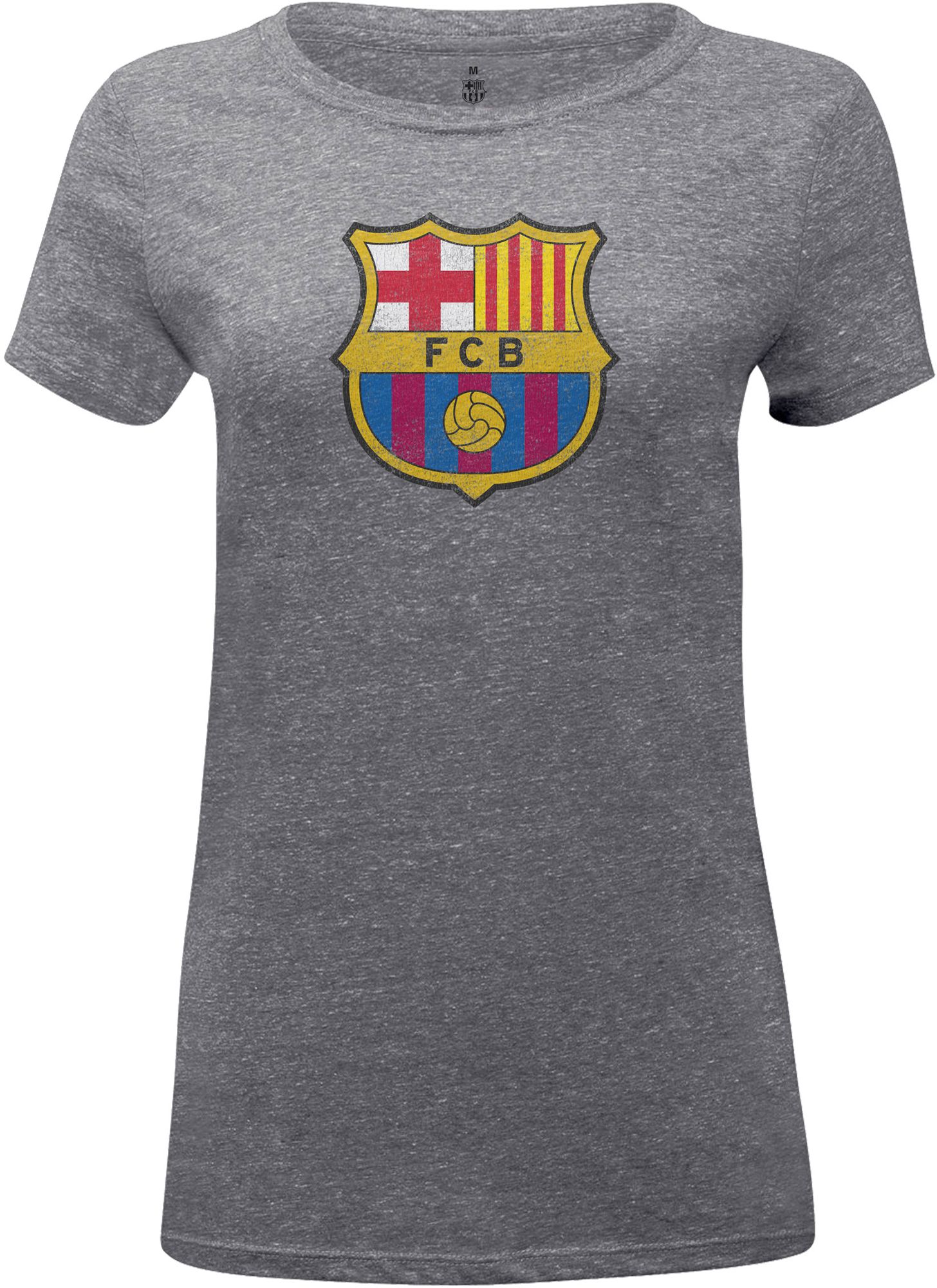 1863 FC Women's FC Barcelona Logo Grey Tri-Blend T-Shirt product image