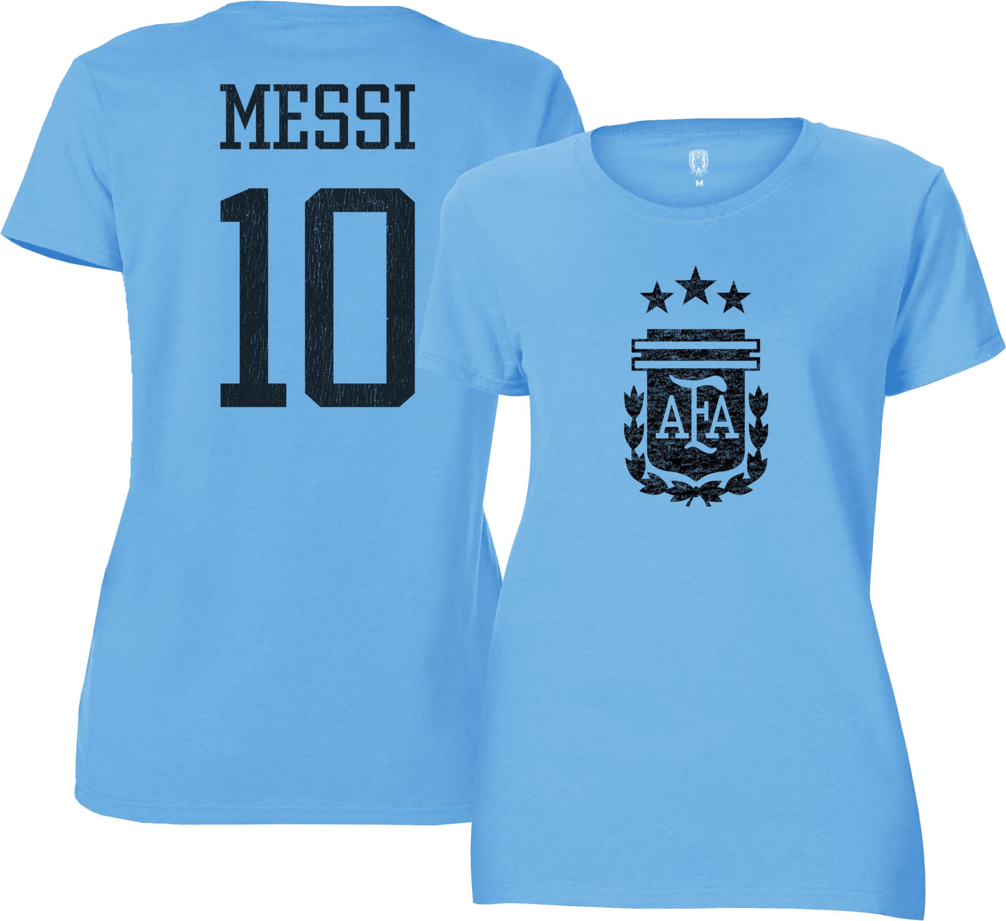 1863 FC Women's Argentina Lionel Messi #10 Light Blue T-Shirt product image