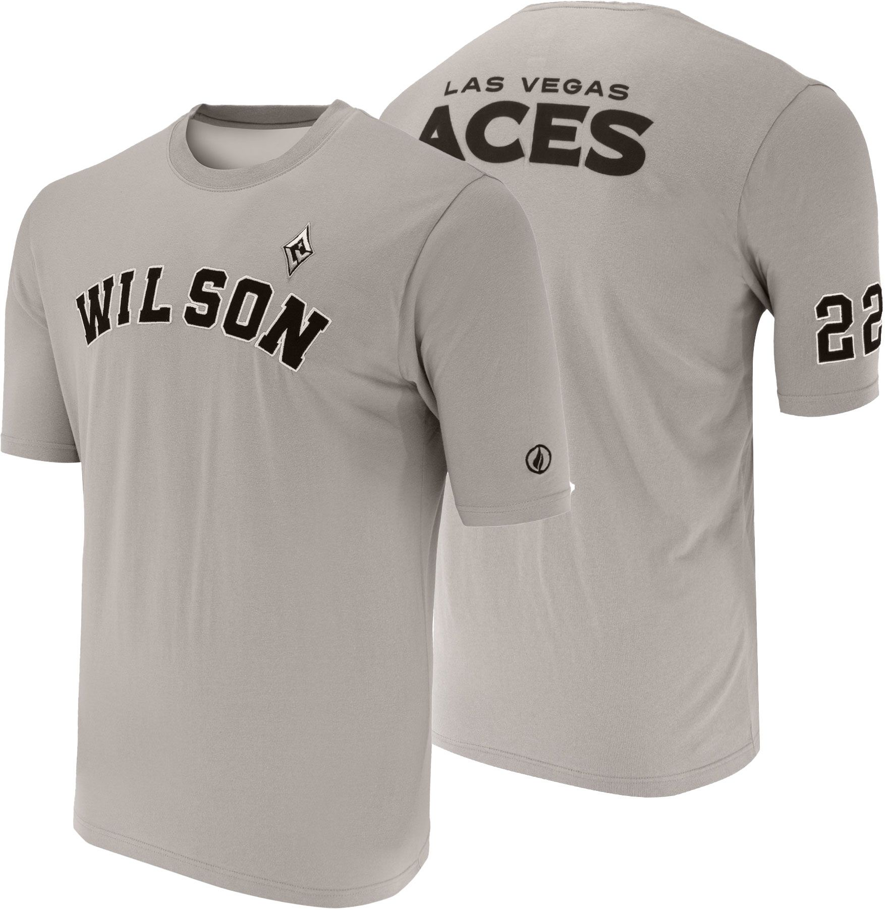 FISLL Adult Las Vegas Aces A'ja Wilson #22 Grey T-Shirt product image