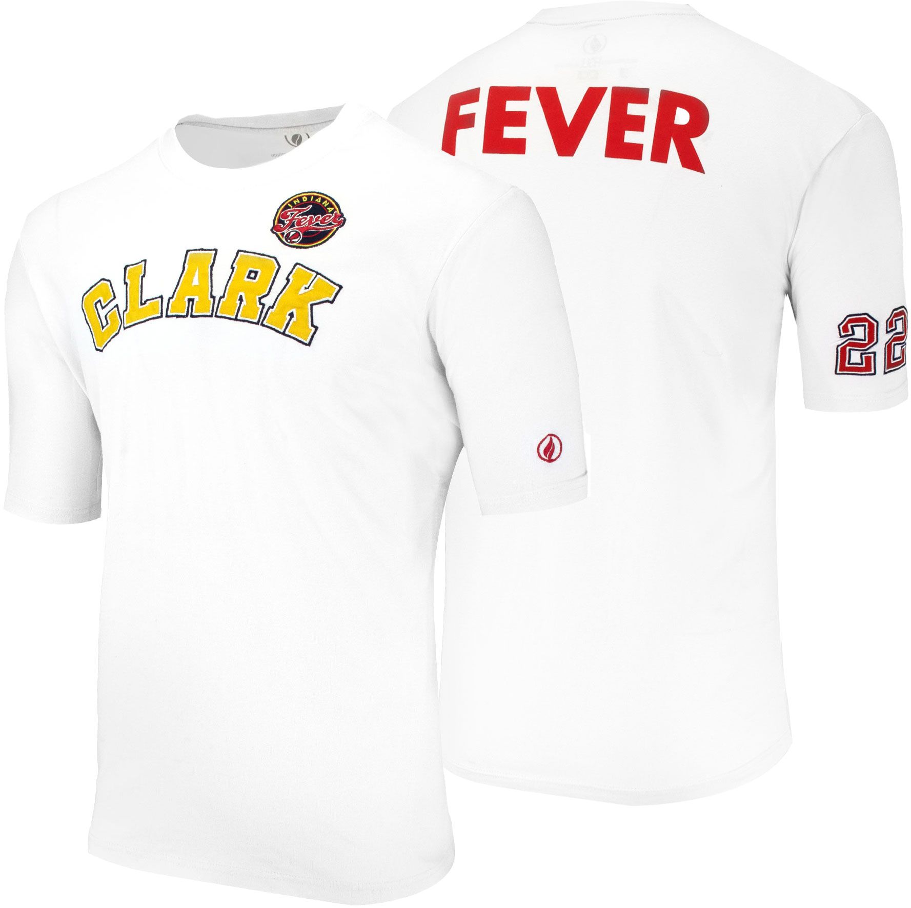 FISLL Adult Indiana Fever Caitlin Clark #22 White T-Shirt product image