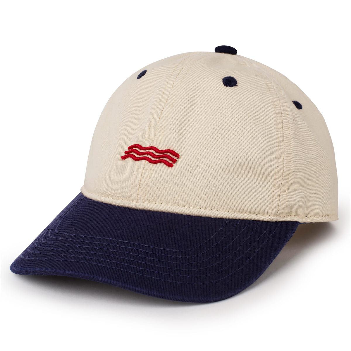 Breakfast Balls Men's Bacon Wave Dad Hat product image
