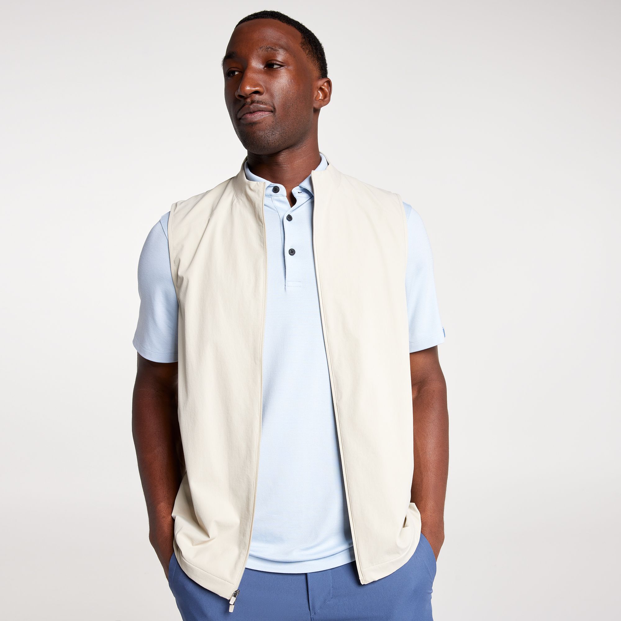 VRST Men's Lightweight Full Zip Golf Vest product image