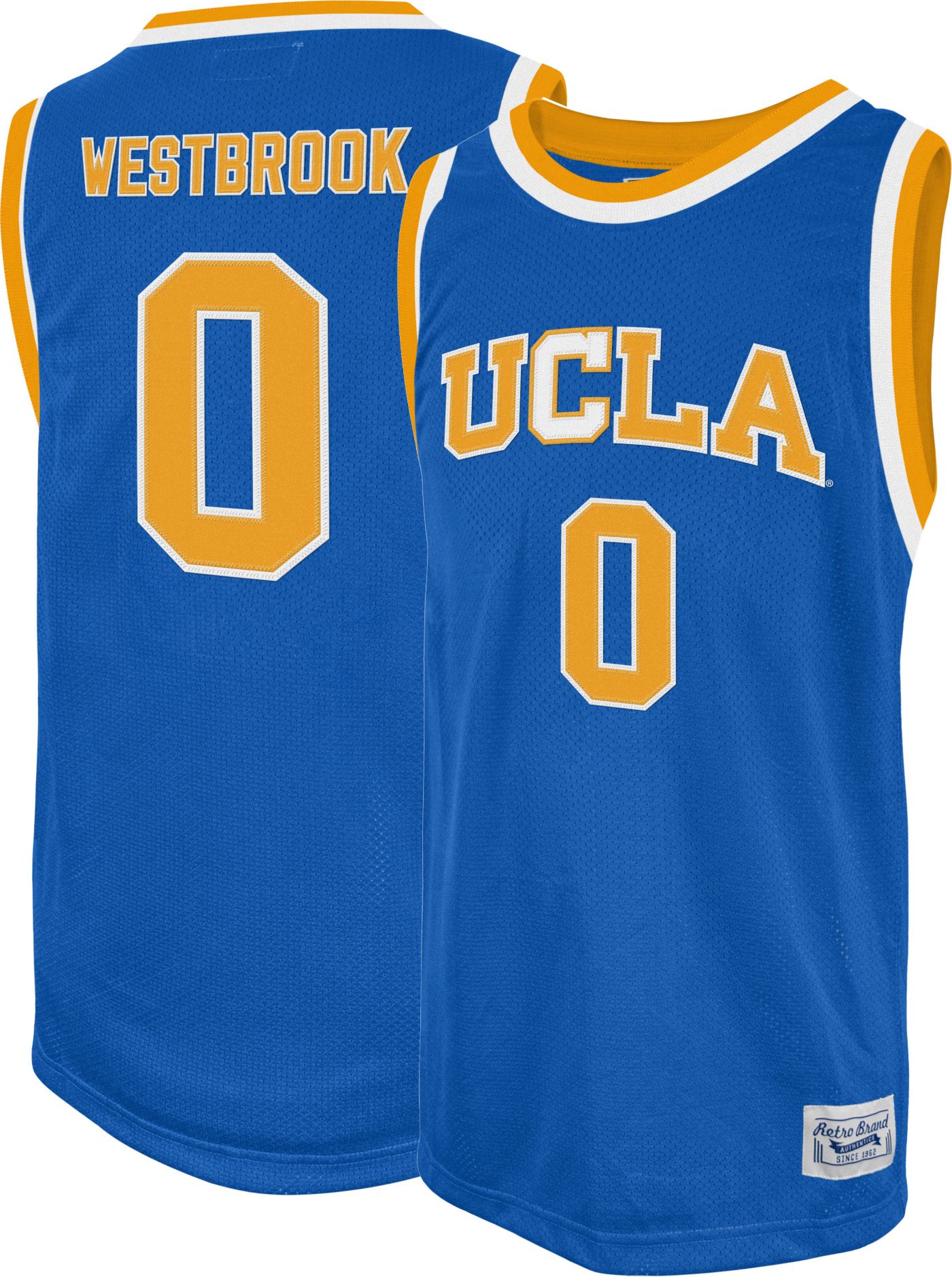 Retro Brand Men s UCLA Bruins Russell Westbrook 0 Light Blue Replica Basketball Jersey Dick s Sporting Goods