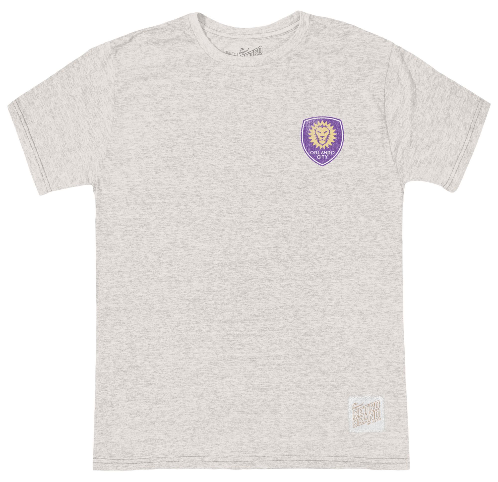 Retro Brand Youth Orlando City 2-Hit Off White Tri-Blend T-Shirt product image