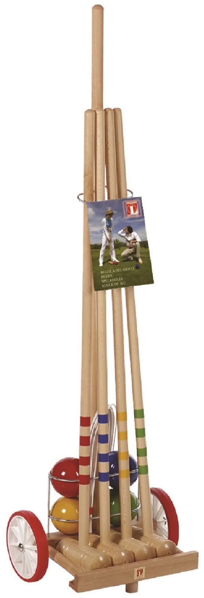 Kettler 4-Player Croquet Set with Trolley product image
