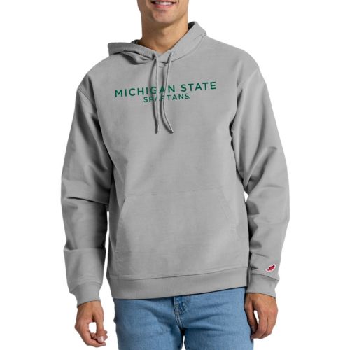 Champion Men's Michigan State Spartans Grey Reverse Weave Crew