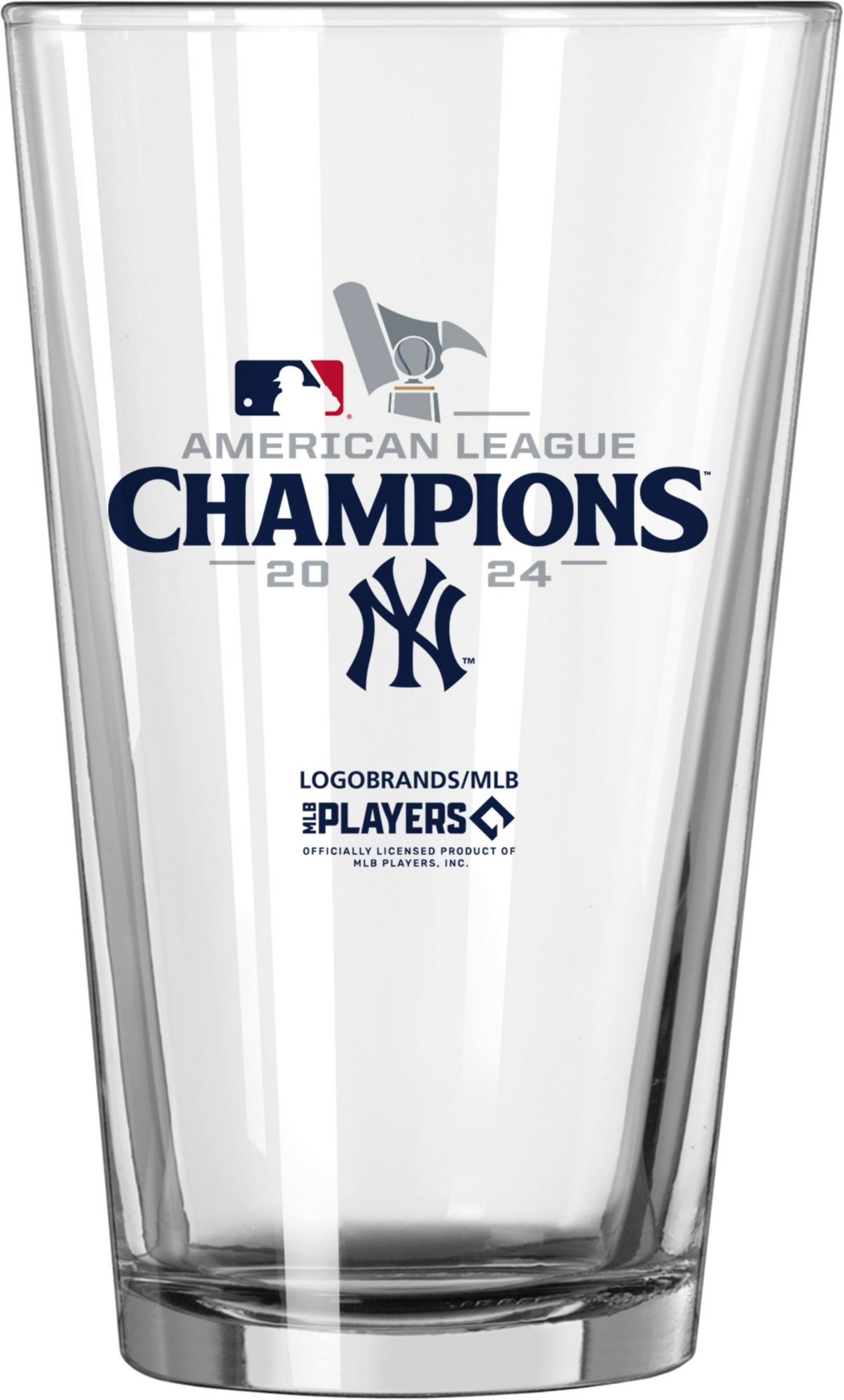 Logo 2024 World Series Bound New York Yankees Roster Pint Glass Dick