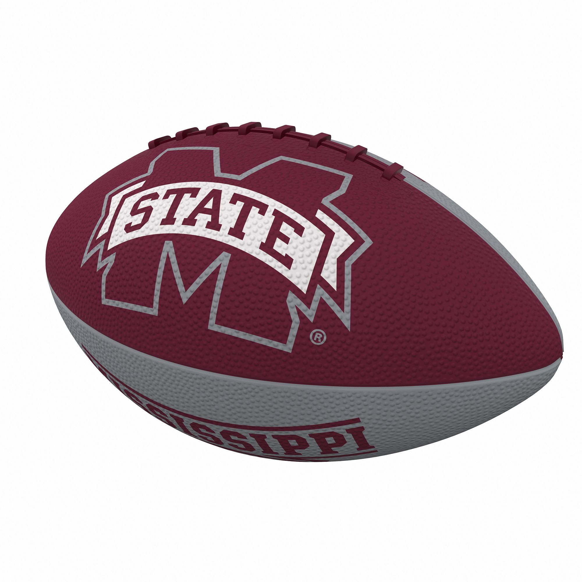 Logo Brands Mississippi State Bulldogs Rubber Junior Football product image