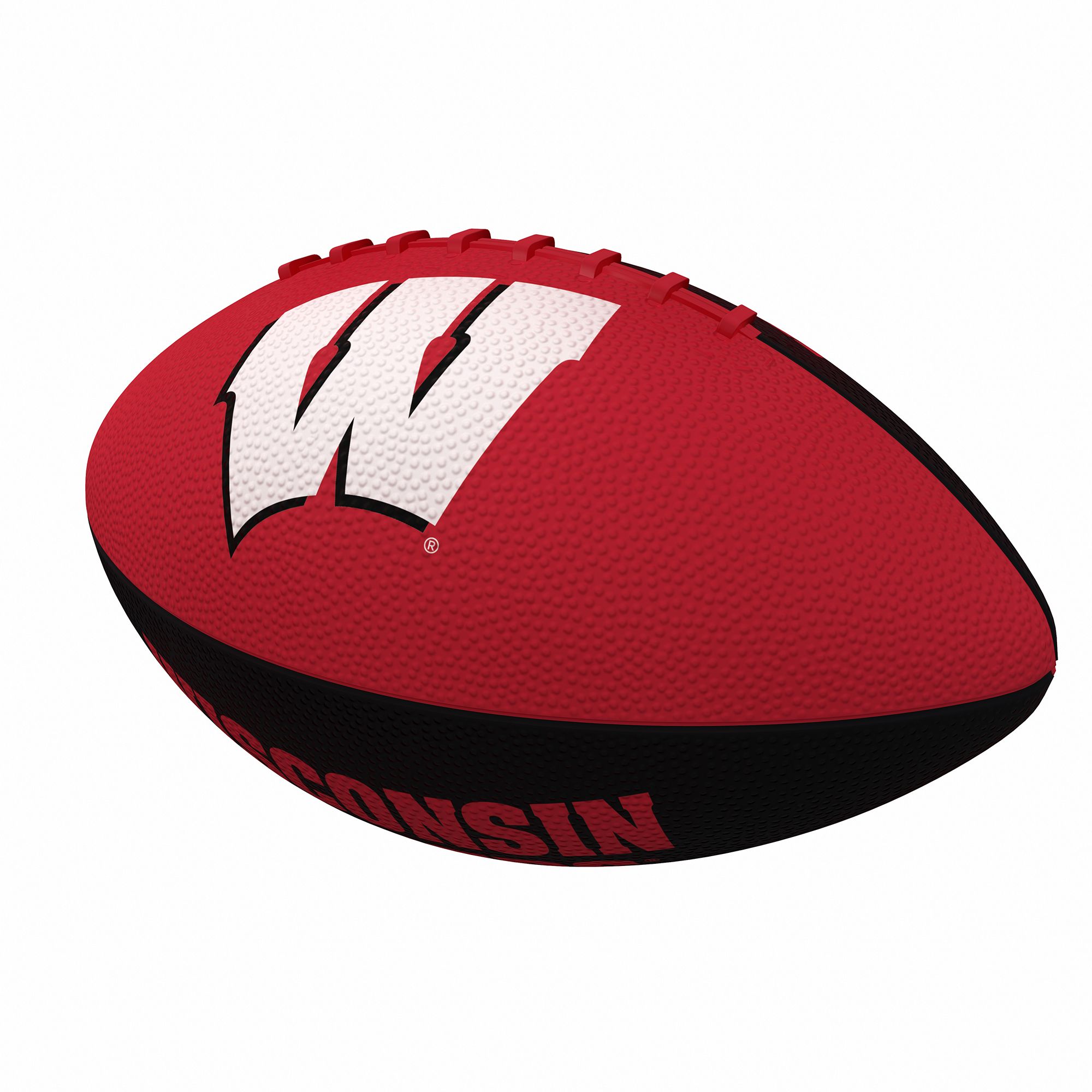 Logo Brands Wisconsin Badgers Rubber Junior Football product image