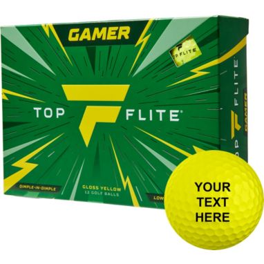 sorry, Top Flite 2024 Gamer Yellow Personalized Golf Balls is currently out of stock