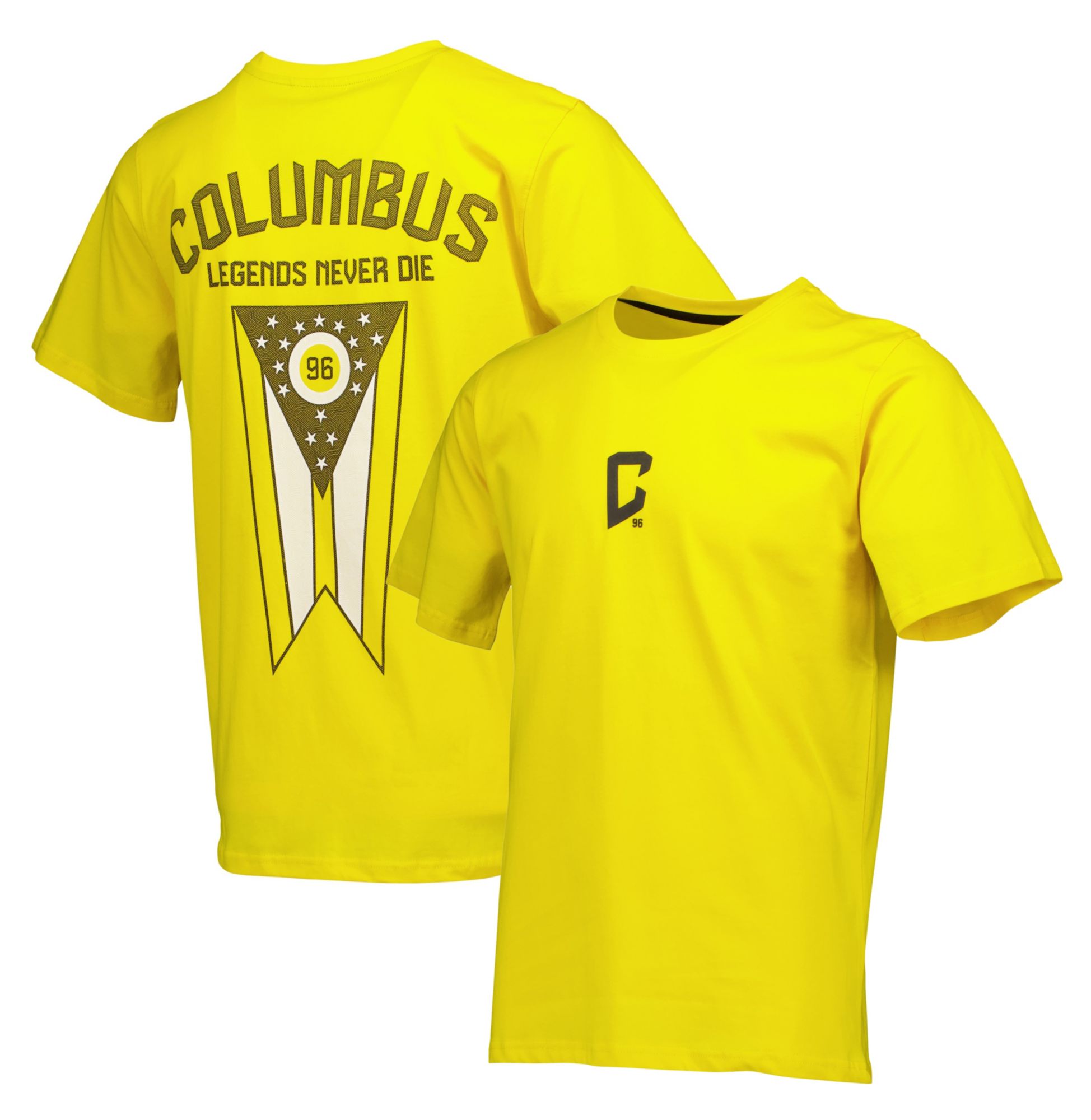 Sport Design Sweden Adult Columbus Crew Street Yellow T-Shirt product image