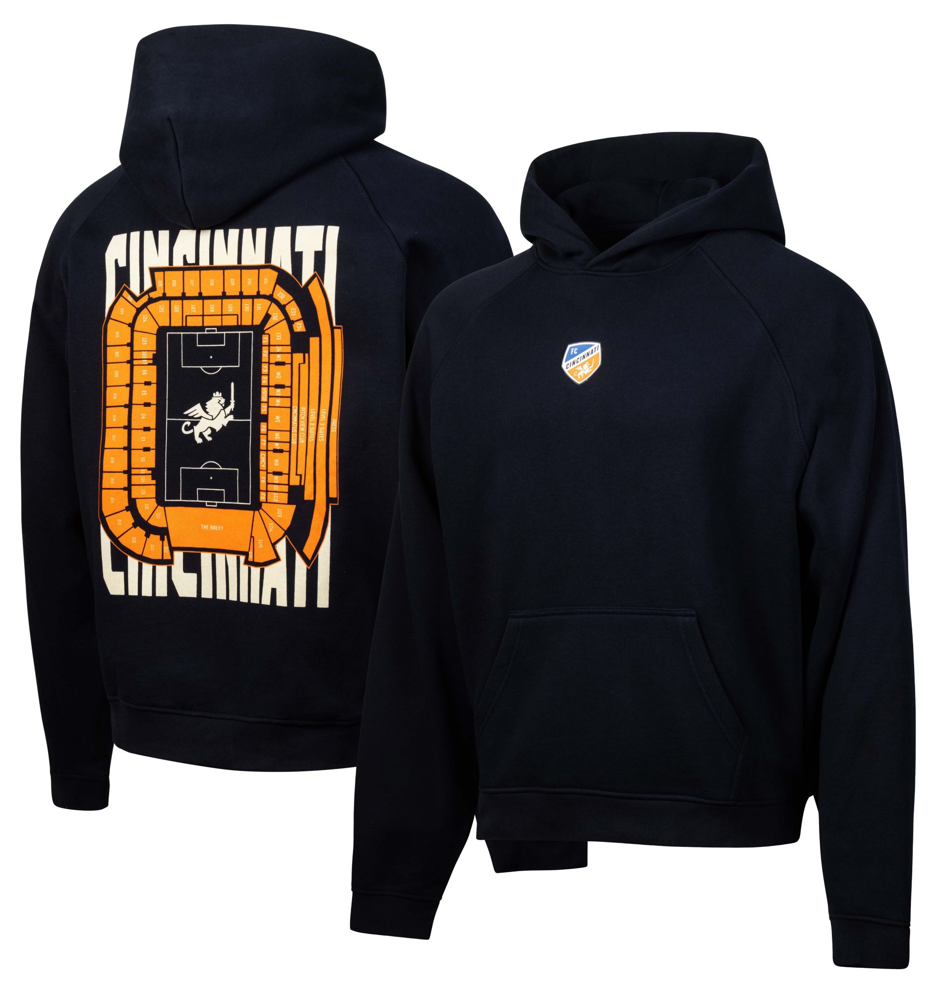 Sport Design Sweden Men's FC Cincinnati Navy Hometown Pullover Hoodie product image