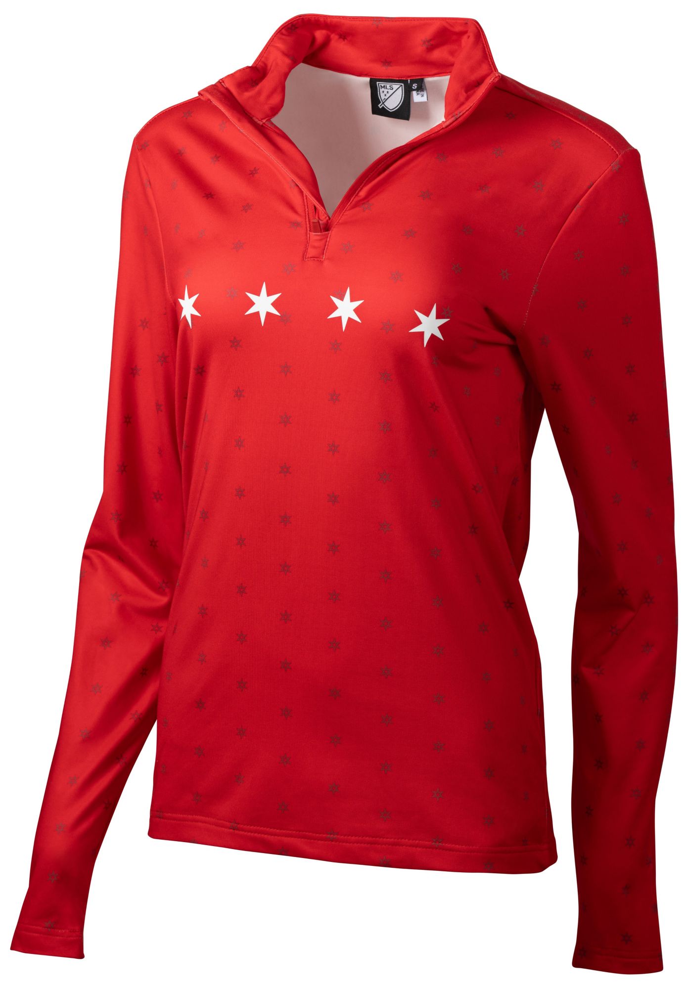 Sport Design Sweden Adult Chicago Fire Star Red Half-Zip Jacket product image