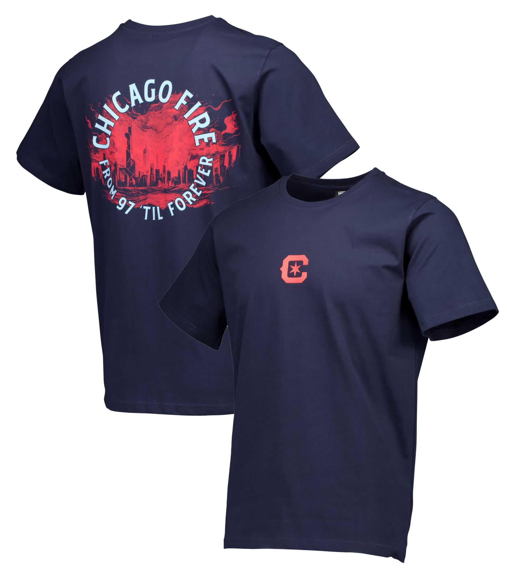 Sport Design Sweden Adult Chicago Fire Street Navy T-Shirt product image
