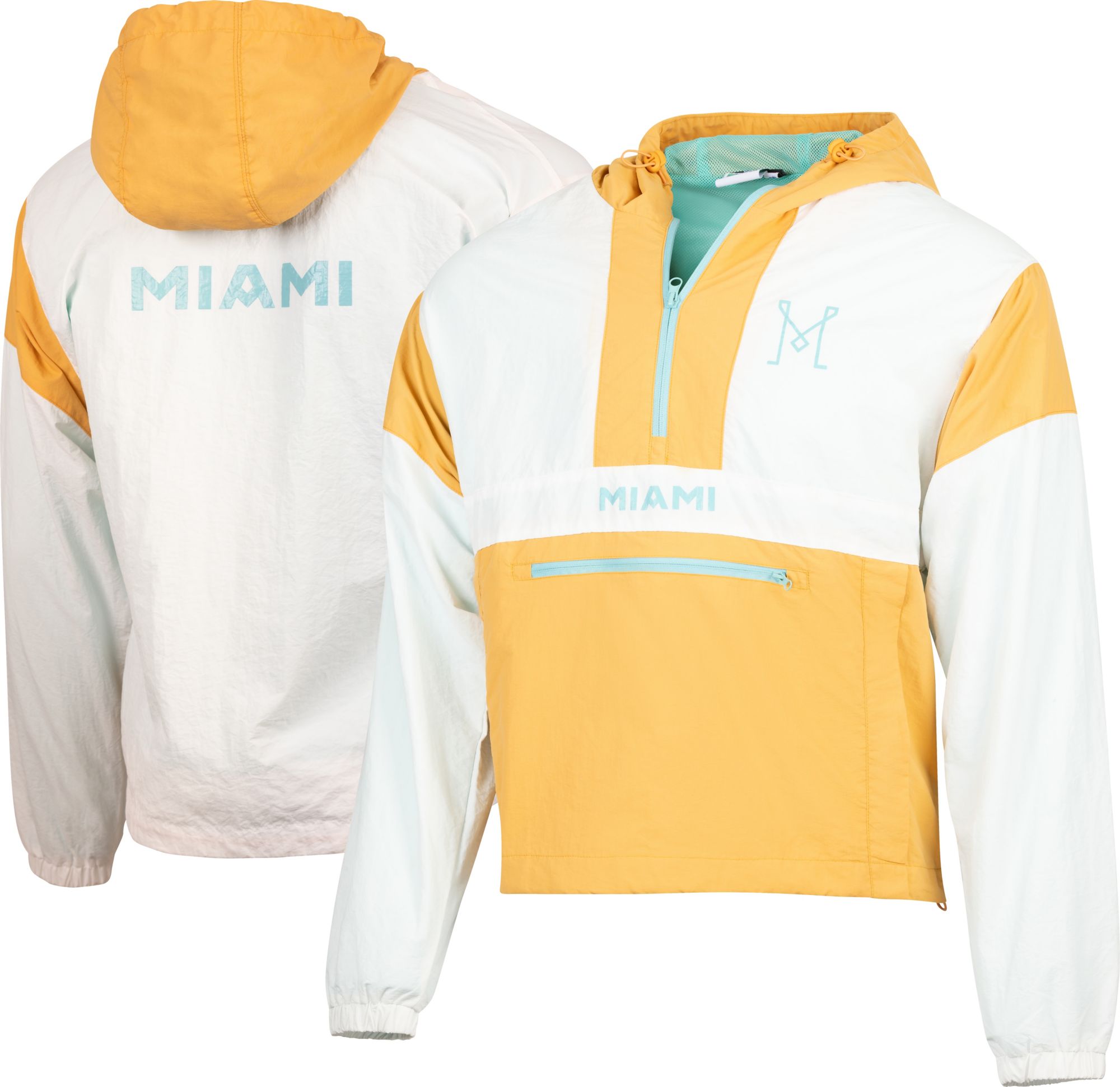 Sport Design Sweden Adult Inter Miami CF Third Primary Logo Light Teal Blue Windbreaker Jacket product image