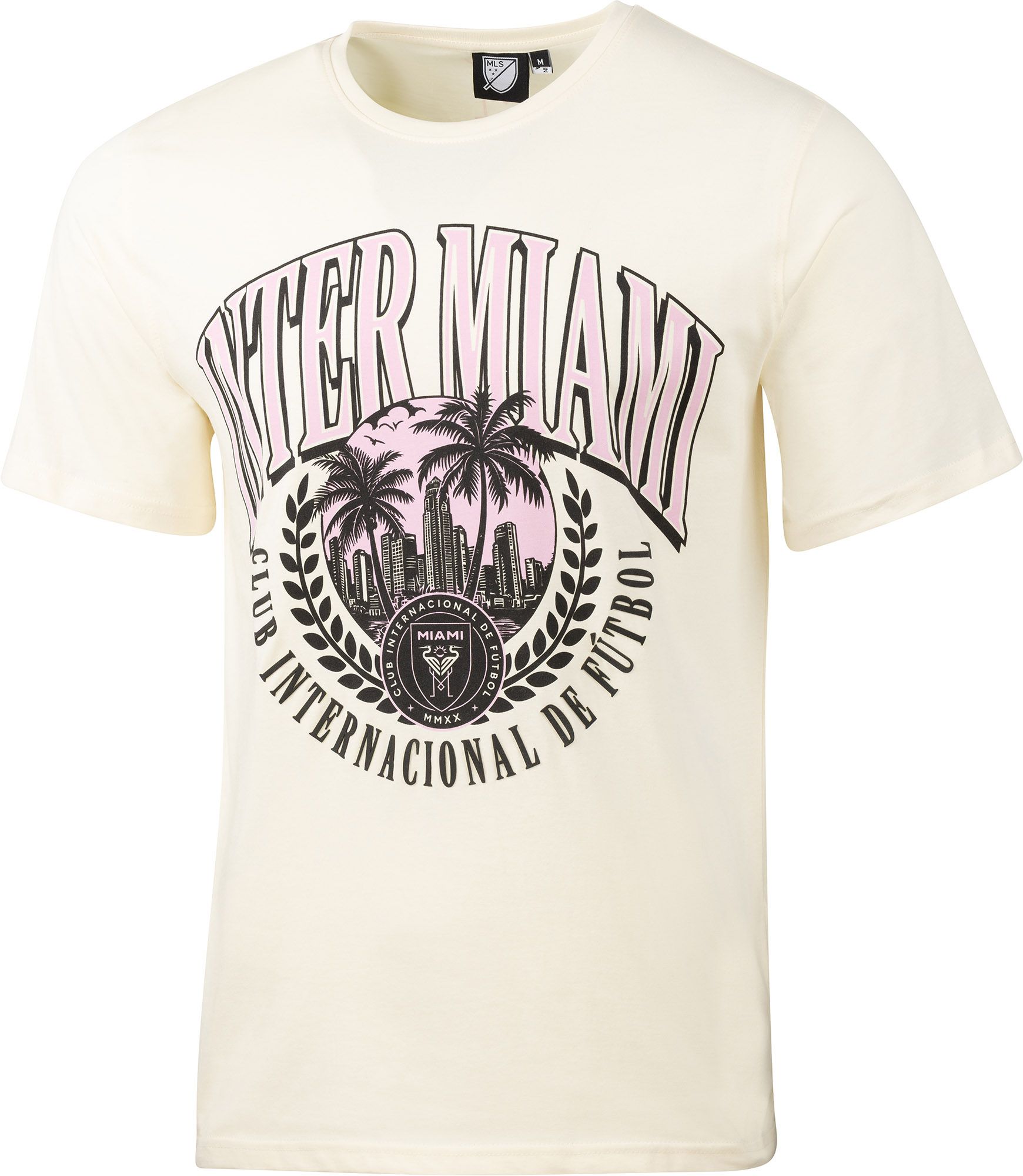Sport Design Sweden Men's Inter Miami CF Cream Vintage 90s T-Shirt product image