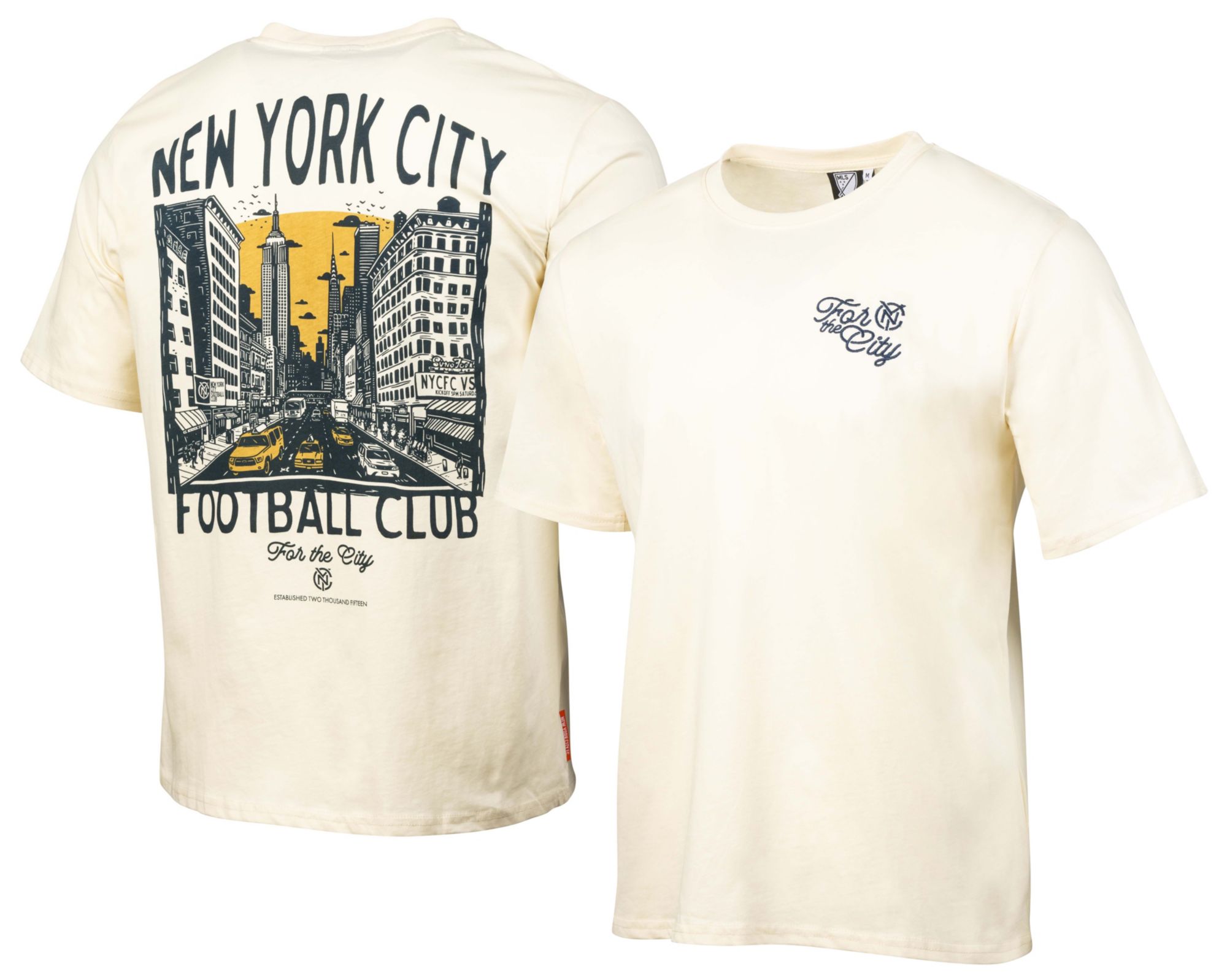 Sport Design Sweden Men's New York City FC Cream Everyday Relax T-Shirt product image