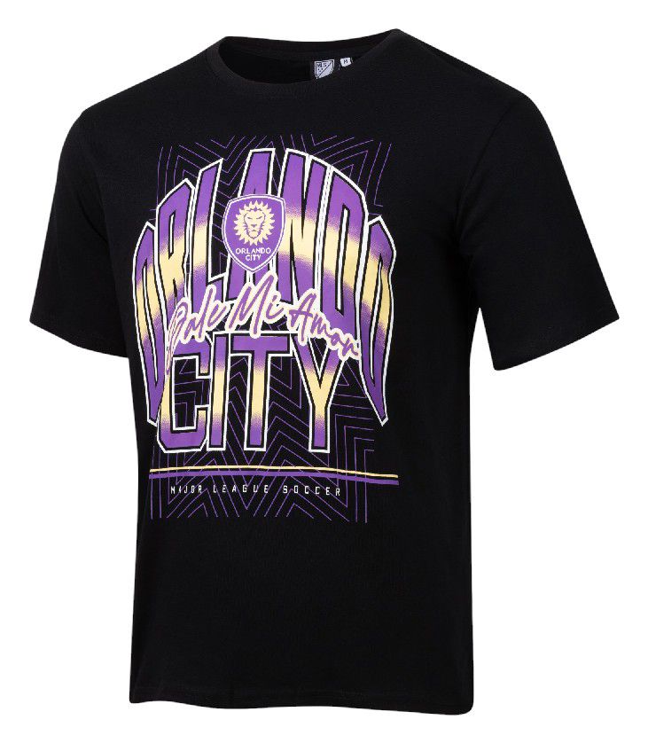 Sport Design Sweden Men's Orlando City Black Vintage 90s T-Shirt product image