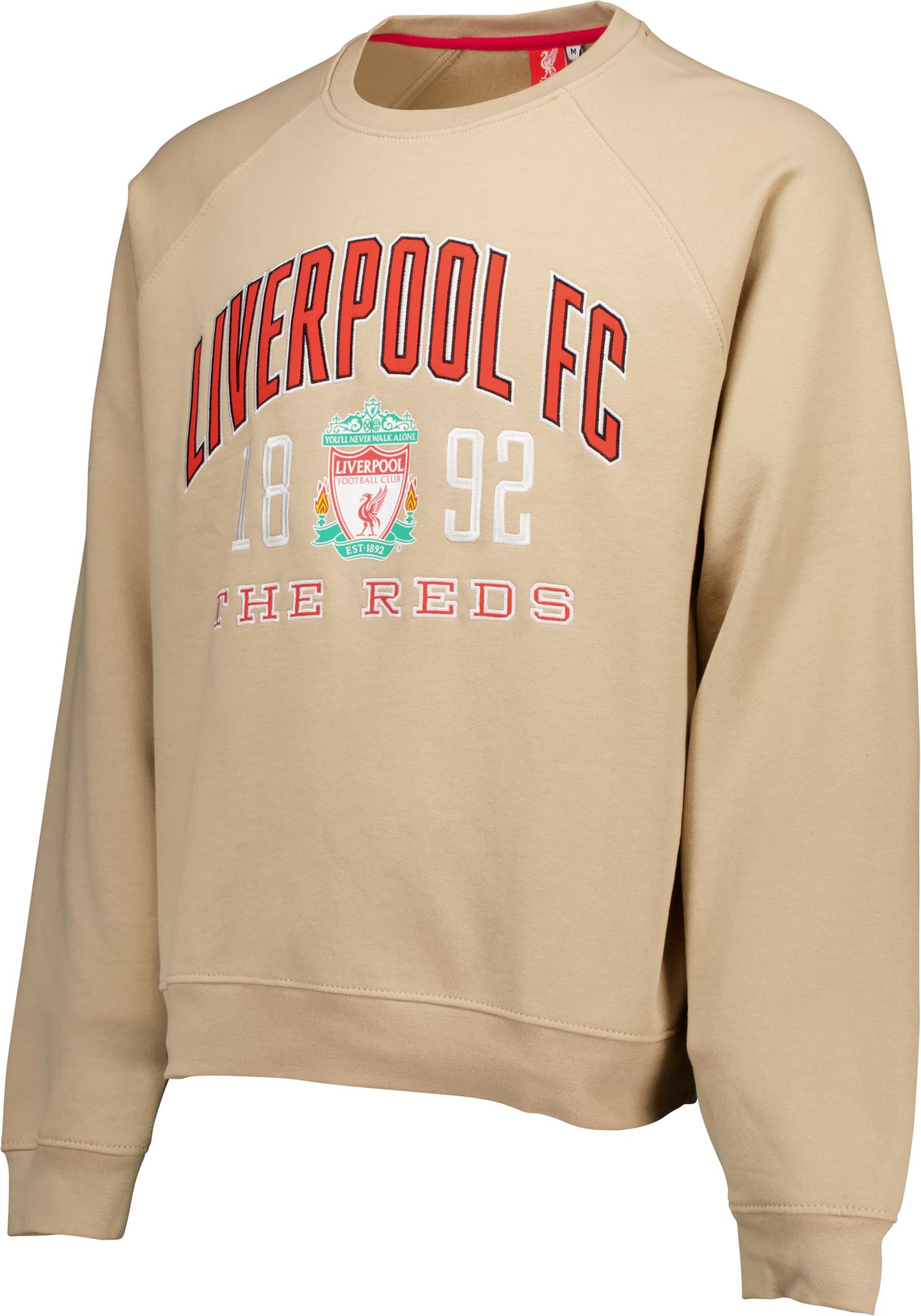 Sport Design Sweden Adult Liverpool FC 2023-2024 Graphic Tan Crew Neck Sweatshirt